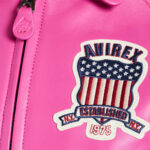 Women’s Avirex Cropped Icon Berry Bomber Jacket
