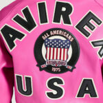 Women’s Avirex Cropped Icon Berry Bomber Jacket