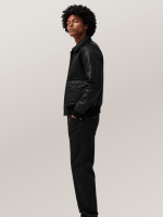 Men's Black Sheepskin Century A-2 Leather Jacket