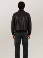 Men's Sheepskin Brown Mission A-2 Pilot’s Jacket