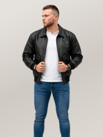 Men's Black Army Air Corp Leather Jacket