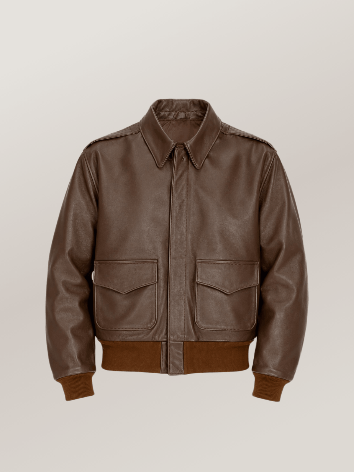 Men's Cowhide Brown Government Issue A-2 Jacket