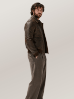 Men's Dark Brown Cowhide Battleworn A-2 Leather Jacket