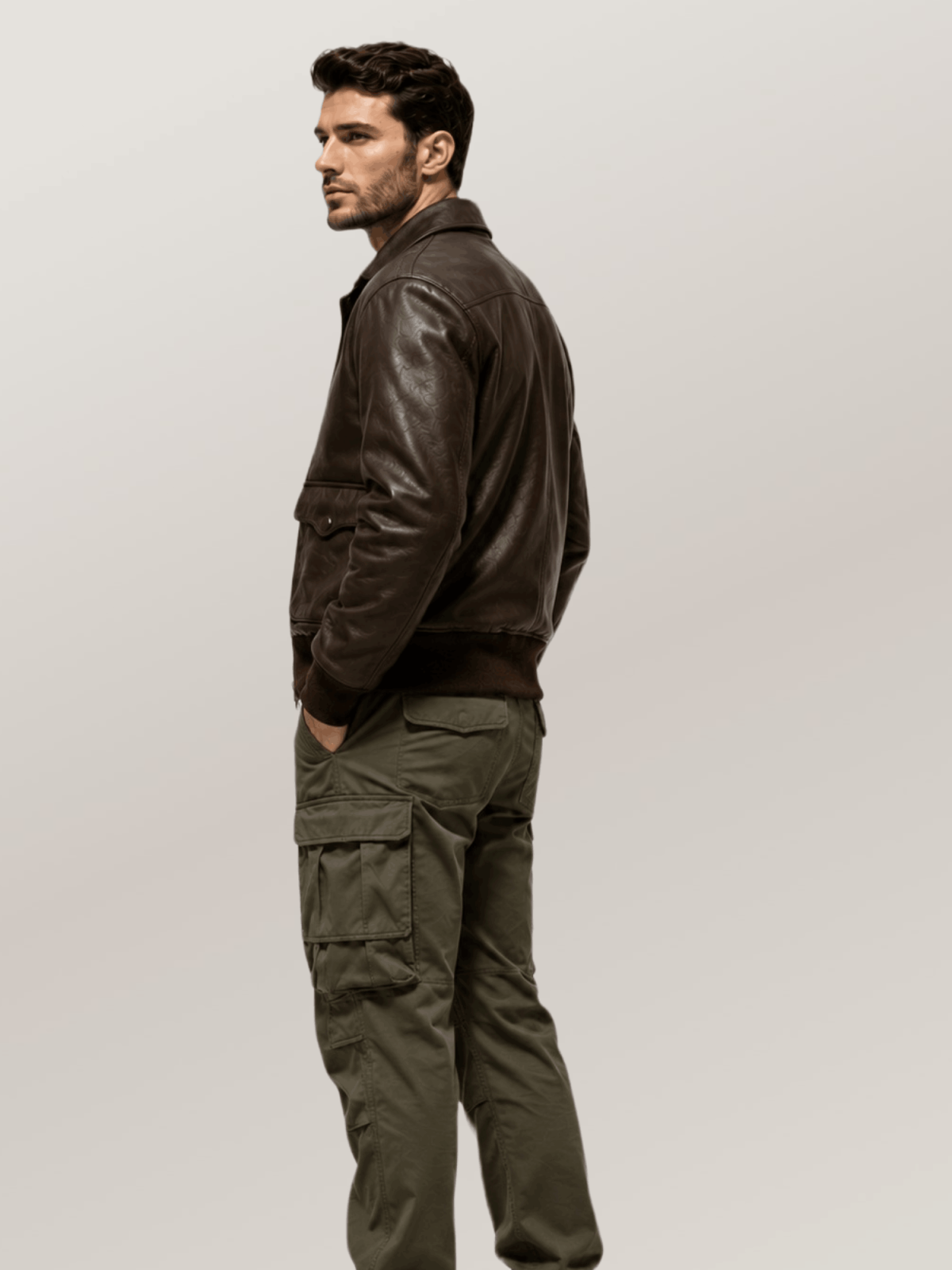 Men's Brown Flying Tigers Fighter Group Jacket
