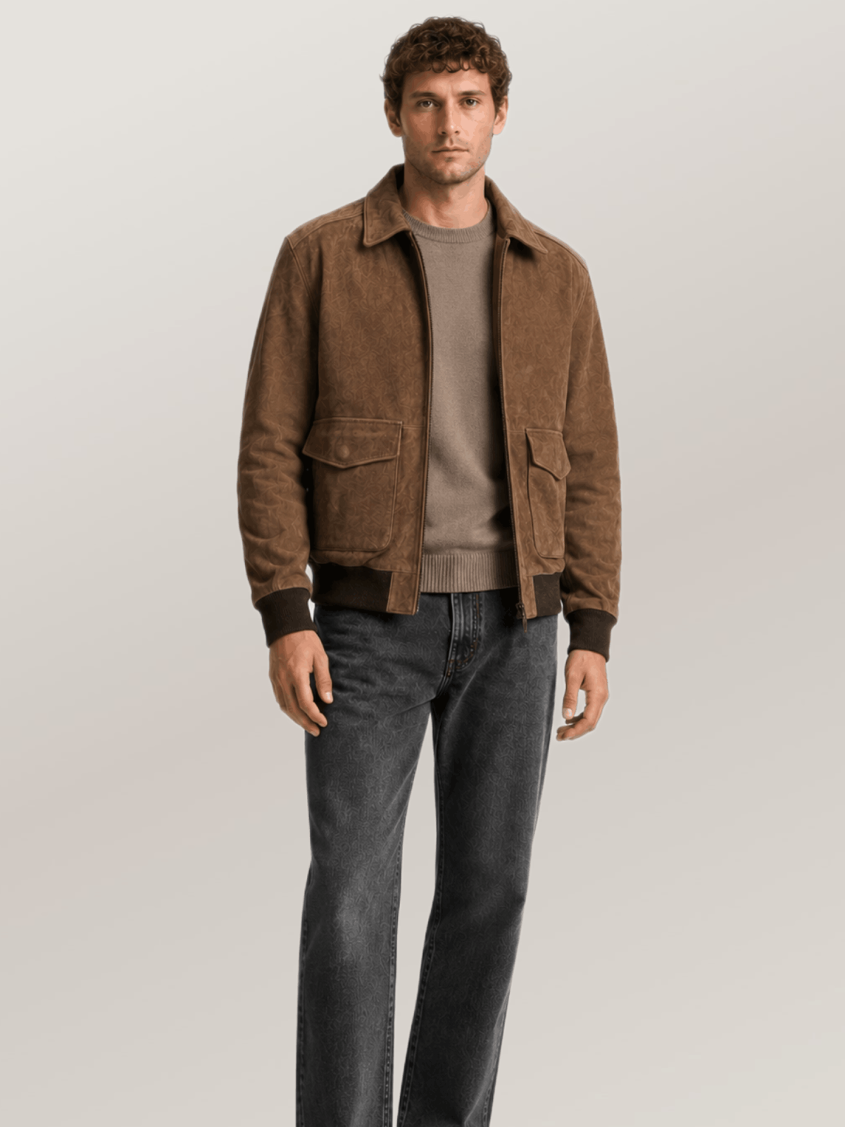 Men's Suede Gentlemen’s Cedar A-2 Flight Jacket