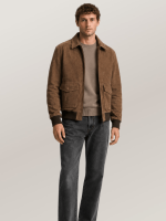 Men's Suede Gentlemen’s Cedar A-2 Flight Jacket