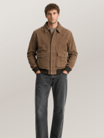 Men's Suede Gentlemen’s Cedar A-2 Flight Jacket