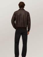 Men's Brown Mustang A-2 Leather Jacket