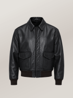Men's Black Reissue A-2 Leather Jacket