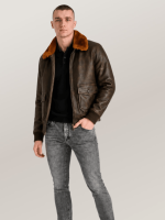 Men's US Navy Sheepskin G-1 Flight Leather Jacket