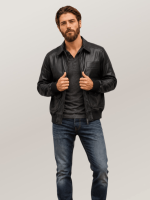 Men's SWO Surface Warfare Leather Jacket
