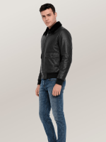 Men's Black Shadow G-1 Leather Jacket