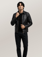Men's Brown Type Carrier Leather Jacket