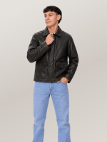Men's Vintage Roughneck Oil Driller Leather Jacket