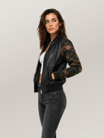 Women's Hot Stuff Bomber Leather Jacket