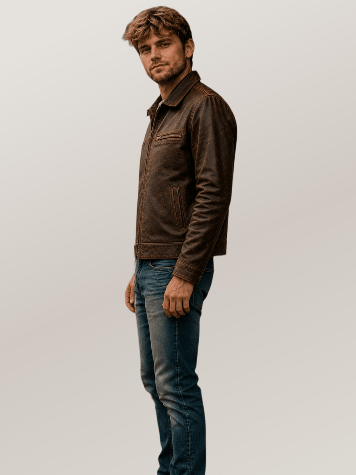 Men's Brown Legacy Leather Jacket