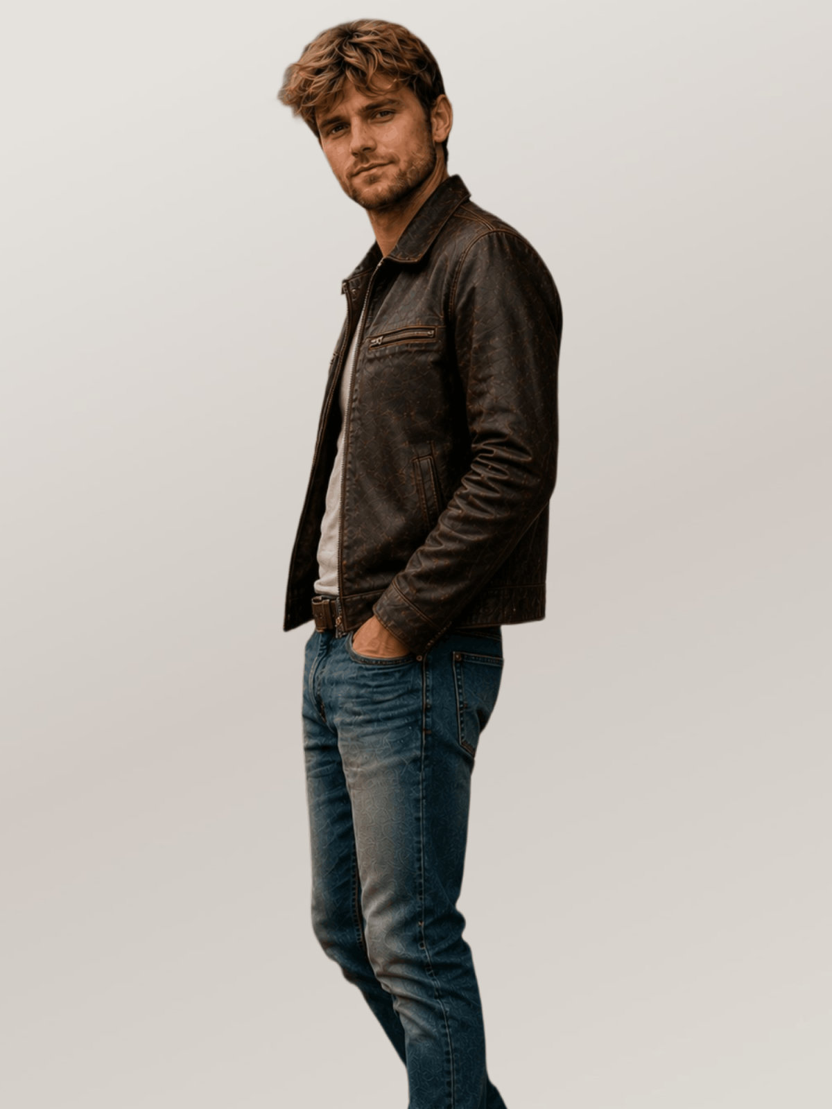 Men's Brown Legacy Leather Jacket