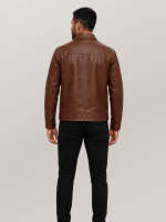 Men's Ironwood Brown Sedona Light Weight Leather Jacket