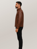 Men's Ironwood Brown Sedona Light Weight Leather Jacket