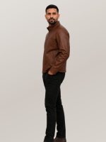 Men's Ironwood Brown Sedona Light Weight Leather Jacket