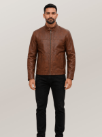 Men's Ironwood Brown Sedona Light Weight Leather Jacket
