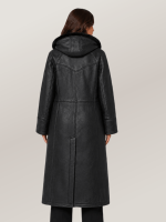 Women's Woodland Sheepskin Trench Coat
