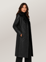 Women's Woodland Sheepskin Trench Coat
