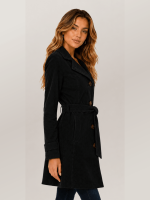 Women's Black Amelia Trench Coat