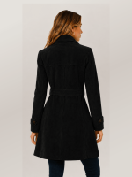 Women's Black Amelia Trench Coat