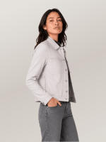 Women's White Addison Denim Jacket