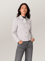 Women's White Addison Denim Jacket