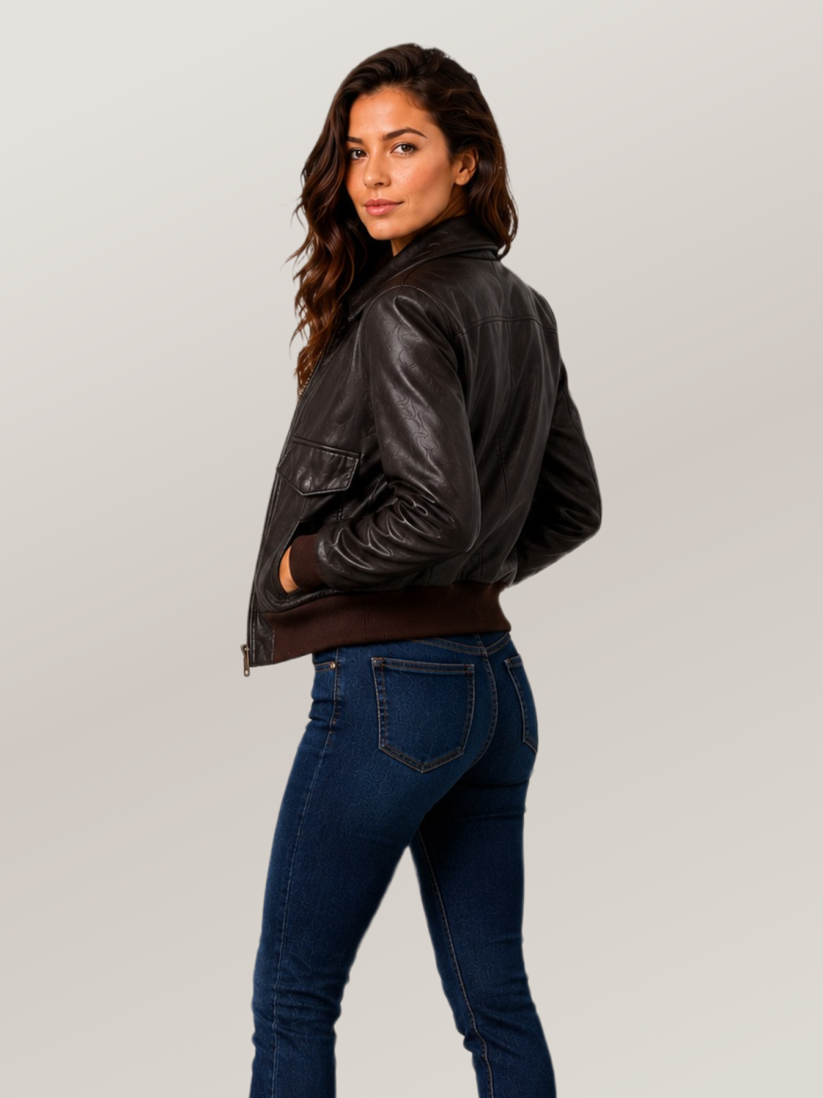Women's U.S.A.F. 21st Century A-2 Leather Jacket