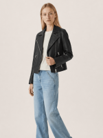Women's Dalby Slim Fit Leather Biker Jacket