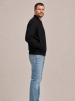 Men's Deceit Textured Wool Blend Bomber Jacket