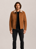 Men's Durango Shearling Barn Coat