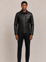 Men's Black Kingston Leather Jacket