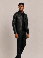 Men's Black Kingston Leather Jacket