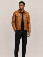 Men's Brown Kingston Leather Jacket