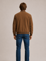 Men's Morten Relaxed Fit Suede Bomber Jacket