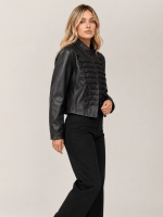 Women's Rummy Cropped Leather Jacket