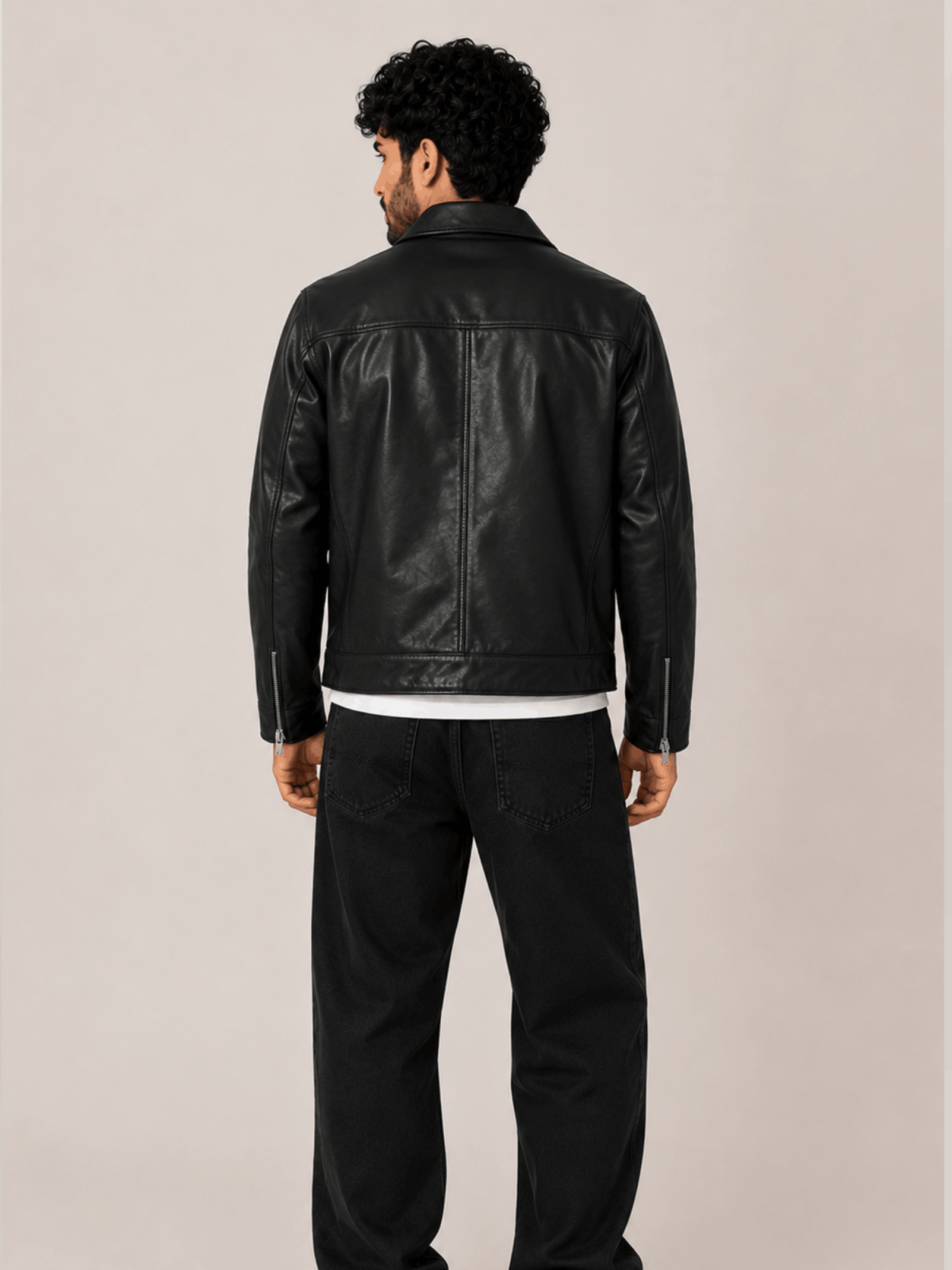 Men's Verdi Fitted Leather Jacket