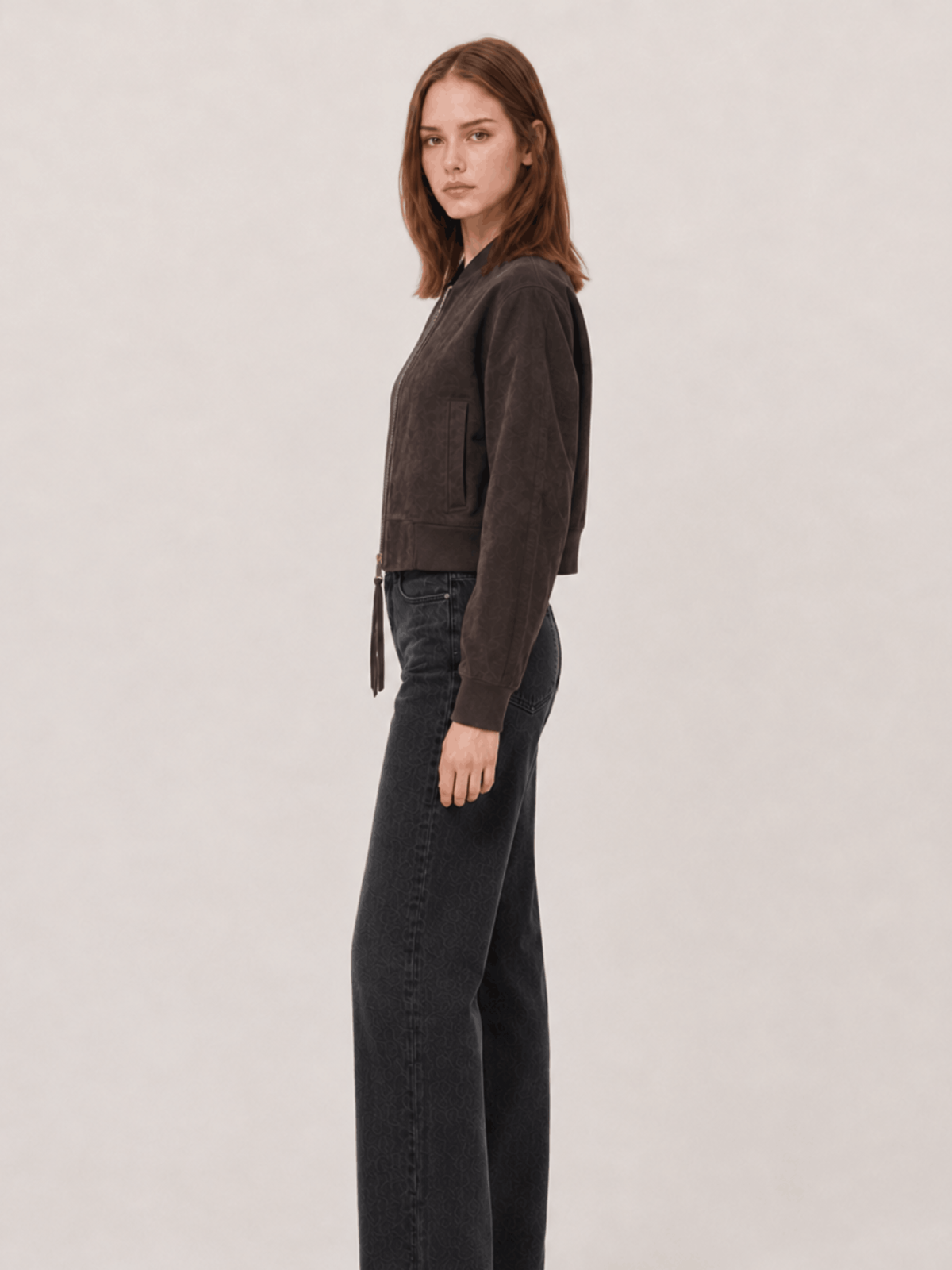 Women's Orten Suede Bomber Jacket