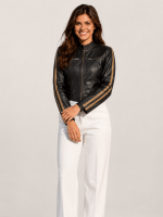 Women's Biker Tiggy Fitted Leather Jacket