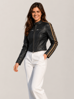 Women's Biker Tiggy Fitted Leather Jacket