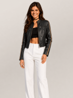 Women's Biker Tiggy Fitted Leather Jacket