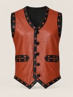 Men's Halloween The Warriors Leather Vest