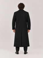 Men's Peaky Blinders Black Wool Coat