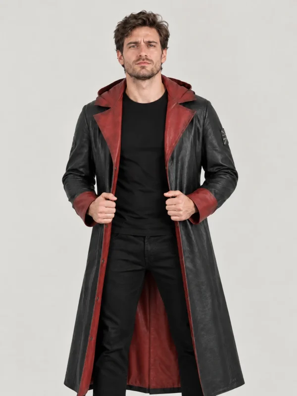 Men's DMC 5 Halloween Leather Coat