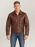 Men's Classic Americana Cowhide Bomber Jacket