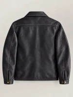 Men's Black Classic Americana Cowhide Bomber Jacket